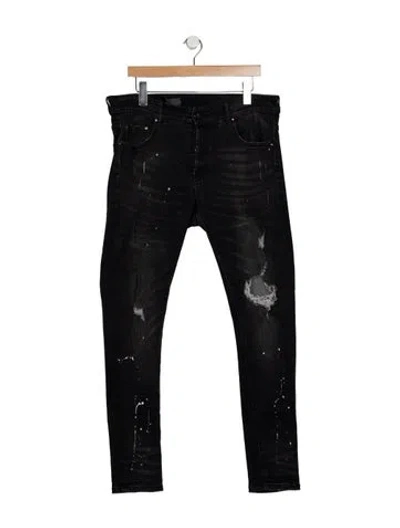 Pre-owned Amiri Slim Fit Jeans In Black