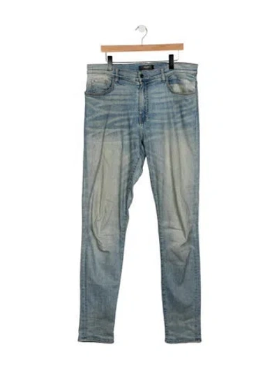 Pre-owned Amiri Slim Fit Jeans In Blue