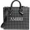 Amiri Small Ma Quad Coated Canvas Tote