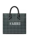 Amiri Small Ma Quad Tote Bag In Gray