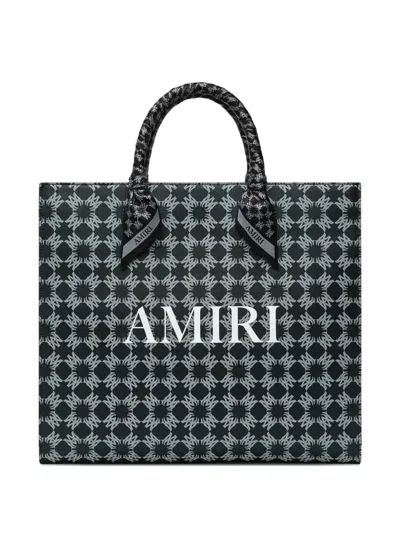 Amiri Small Ma Quad Tote Bag In Black