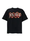 Amiri Mens Snake Oversized Short-sleeve Cotton-jersey T-shirt Black In Black