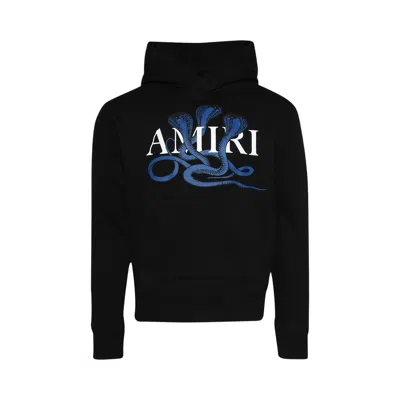Pre-owned Amiri Snake Hoodie 'black/blue' | Men's Size M