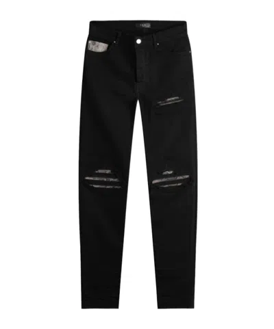 Amiri Snake Mx Jeans In Black