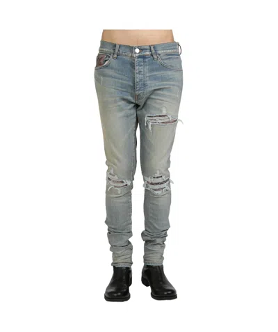 Amiri Snake Mx1 Jeans In Gray