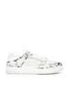 Amiri Skel Top Low Sneakers In Beige Leather In Alabaster