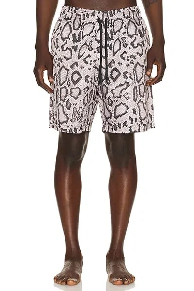 Amiri Snake Swim Trunk In White