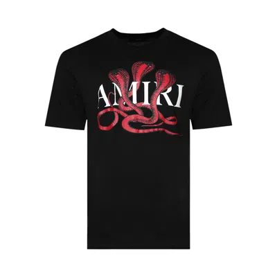 Pre-owned Amiri Snake Tee 'black/red' | Men's Size Xxl