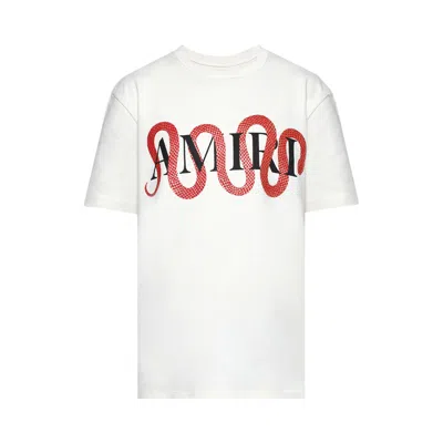 Pre-owned Amiri Snake Tee 'ivory' | White | Men's Size Xs