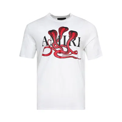 Pre-owned Amiri Snake Tee 'white/red' | Men's Size M