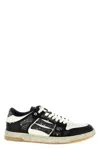 Amiri Bandana Skel Top Low Sneakers Black In Black