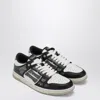 Amiri Skel Top Black Low Top Sneakers With Logo Patch On The Tongue And Logo Lettering On The Heel In Leat In Black