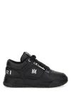 Amiri Black Sneakers With Logo Patch On The Side And Logo Lettering On The Rear In Leather Man In Black