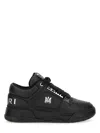 Amiri Black Sneakers With Logo Patch On The Side And Logo Lettering On The Rear In Leather Man