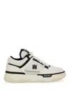 Amiri White Low Top Sneakers With Logo Patch On Side And Tongue