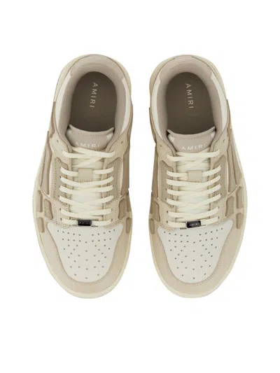 Amiri Skel Top Low Sneakers In White
