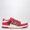 Amiri Low Top Sneakers Contrast Panels In Red