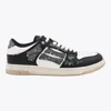 Amiri Skel Top Black Low Top Sneakers With Logo Patch On The Tongue And Logo Lettering On The Heel In Leat In Black