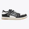 Amiri Skel Top Black Low Top Sneakers With Logo Patch On The Tongue And Logo Lettering On The Heel In Leat In Black
