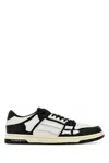 Amiri Multicolor Leather And Fabric Bandana Denim Skel Sneakers