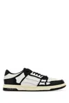 Amiri Multicolor Leather And Fabric Bandana Denim Skel Sneakers