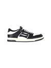 Amiri Contemporary Black Sneakers With Elevated Midsole In Black