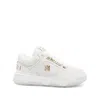 Amiri White Sneakers With Logo Patch On The Side And Logo Lettering On The Rear In Leather Man In Red