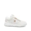 Amiri White Sneakers With Logo Patch On The Side And Logo Lettering On The Rear In Leather Man In Red