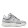 Amiri Grey Low Top Sneakers With Logo Detail In Tech Fabric And Leather Man In Gray