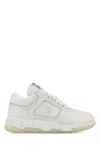 Amiri Leather And Fabric Ma-1 Sneakers In Gray