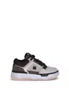Amiri Brown Low Top Sneakers With Logo Detail On The Side And Mesh Panels In Suede Man