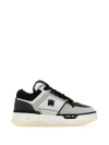 Amiri Brown Low Top Sneakers With Logo Detail On The Side And Mesh Panels In Red