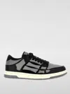 Amiri Leather Upper Low Top Sneakers In Black