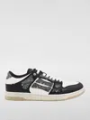 Amiri Pacific Bones Bandana-print Leather Sneakers In Black