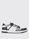 Amiri Low Top Leather Sneakers With Perforated Upper In Multi