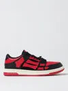 Amiri Two-tone Leather Skel Top Sneakers In Red