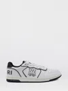 Amiri Newport White Sneakers Low Top With Logo Patch On The Side And Contrasting Heel With Leather Logo Le In White