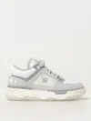 Amiri Grey Low Top Sneakers With Logo Detail In Tech Fabric And Leather Man In 白色