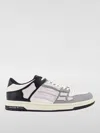 Amiri Two-tone Leather Skel Sneakers In 白色
