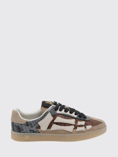 AMIRI AMIRI SKEL SNEAKERS IN PYTHON PRINT LEATHER,I40476002