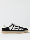 Amiri Pacific Bones Low-top Sneakers With Contrast Panels In Schwarz