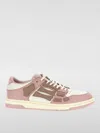 Amiri Skel Leather Low-top Sneakers In Pink