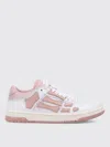 Amiri Crystal Satin Skeleton Low Top Sneaker In White