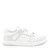 Amiri Low Top Sneakers Contrast Panels In Beige