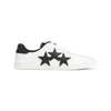 Amiri Pacific Low Top Sneaker With Star Patches In Black