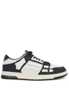 Amiri Mens Black Skel Top Bandana-print Leather Low-top Trainers In White