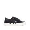 Amiri Sunset Skate Crocodile-effect Suede Sneakers In Black