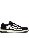 Amiri Low-top Sneakers With Textured Panels In Black