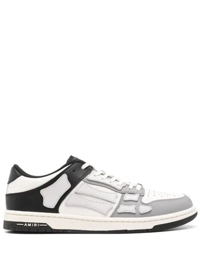 AMIRI AMIRI TWO-TONE SKEL TOP LOW SNEAKERS SHOES