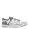 Amiri Distressed Low Top Sneakers With Skeleton Detail In Gray